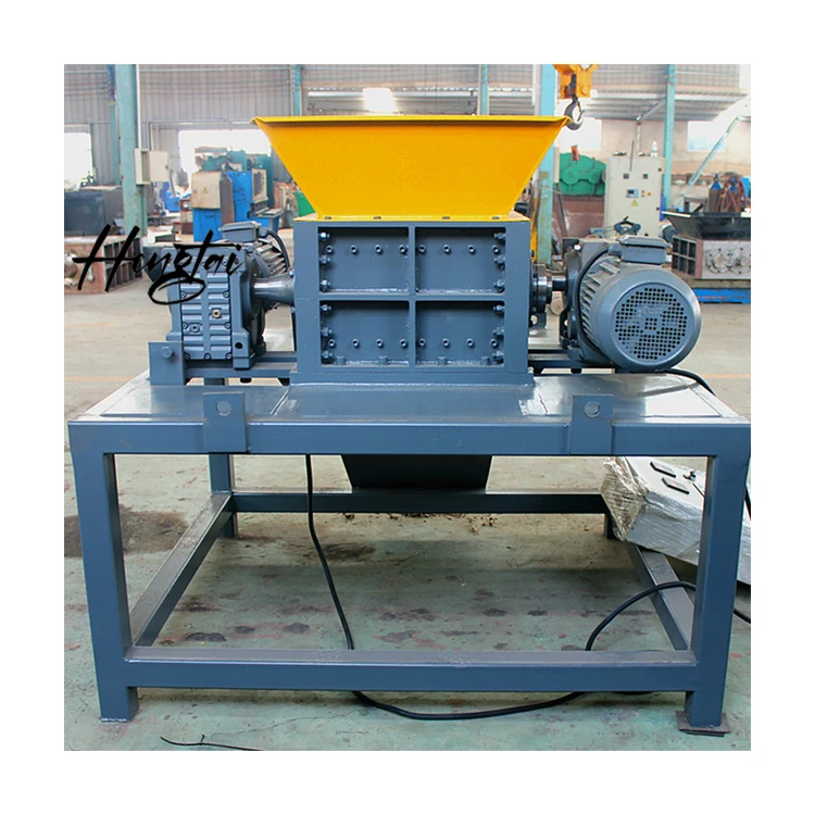 Waste Double Shaft Plastic Shredder Circuit Board Wood Domestic Garbage Shredding Machine