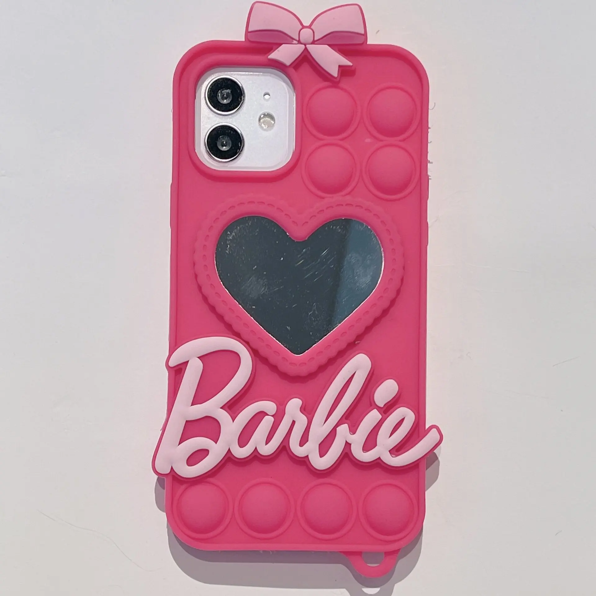 Lovely Protective Case Soft Women Girl Mirror Phone Case for iPhone 11 11 Pro Max Barbie
