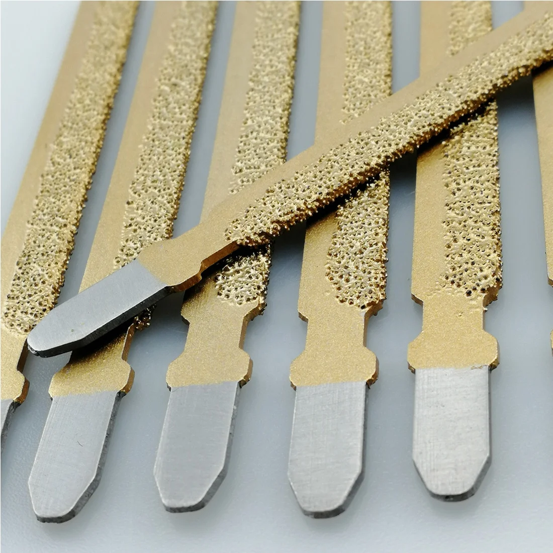 Dia 4 Inch/100mm T Shank Diamond Jig Saw Blade for Straight or Curved Cut on Granite Marble Ceramic Tile Brick Plastic