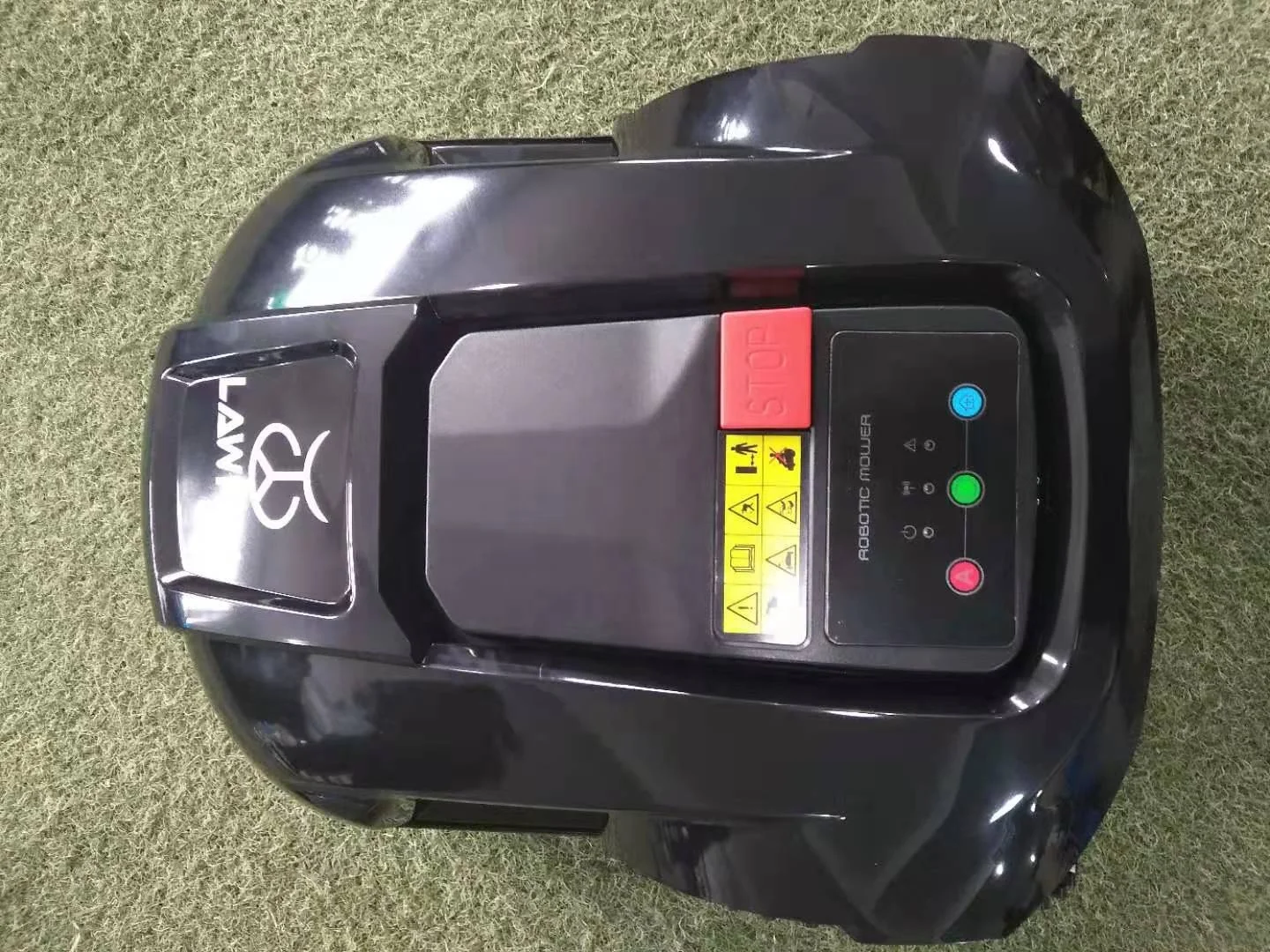 CE ROHS approval Li-ion battery mower robot with Polish Display