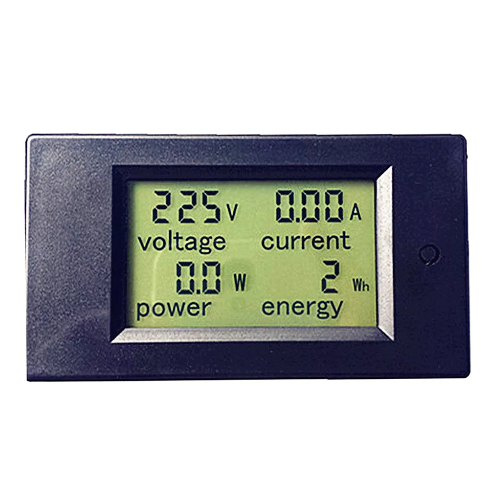Цифровой вольтметр амперметр с ЖК-дисплеем диапазон измерения 0-20 А 80-260 В переменного