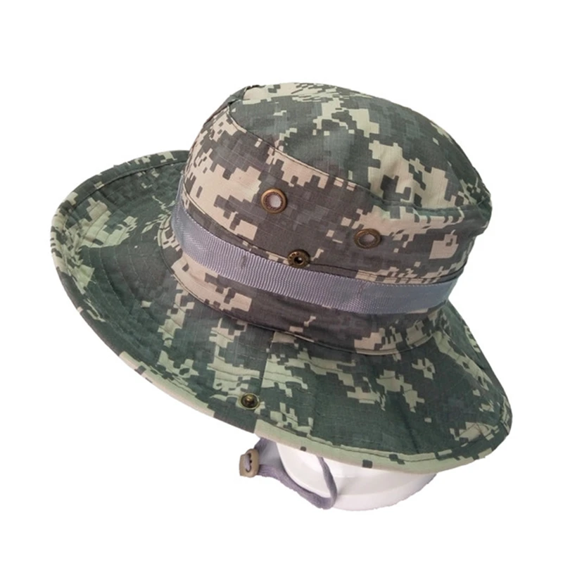 ESDY Tactical Outdoor Fisherman Hunting Bucket Wide Brim Tactical Camo Hat