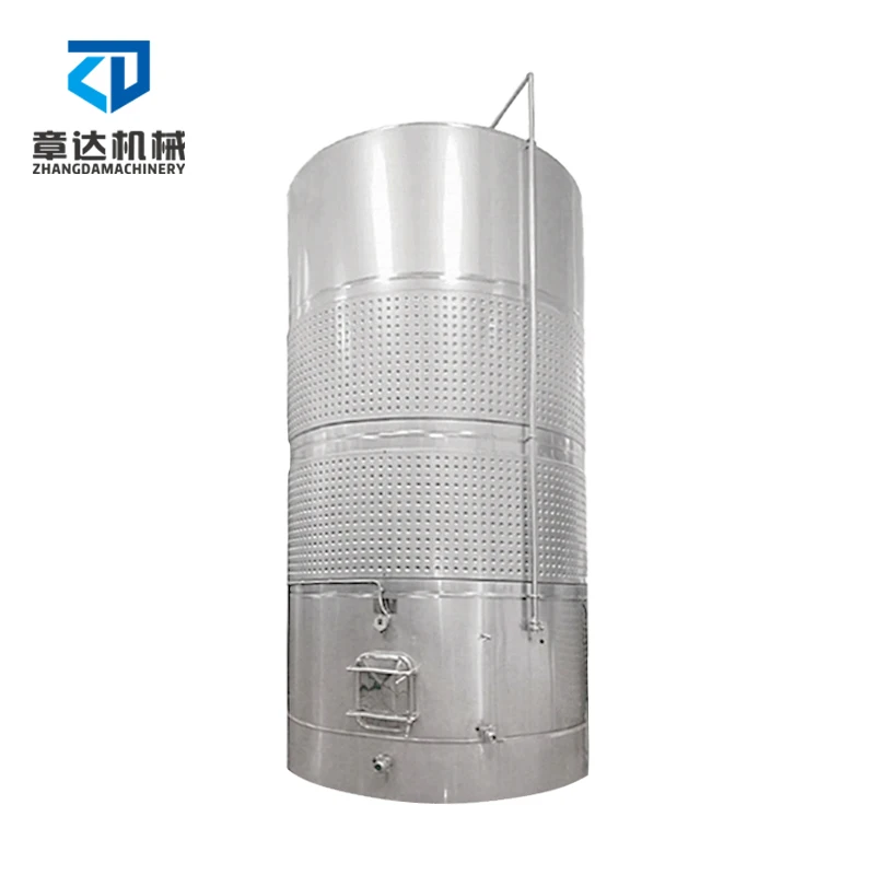 1000L fermenter  jacketed fermenting equipment  Steel Stainless 304 316L  wine making machine