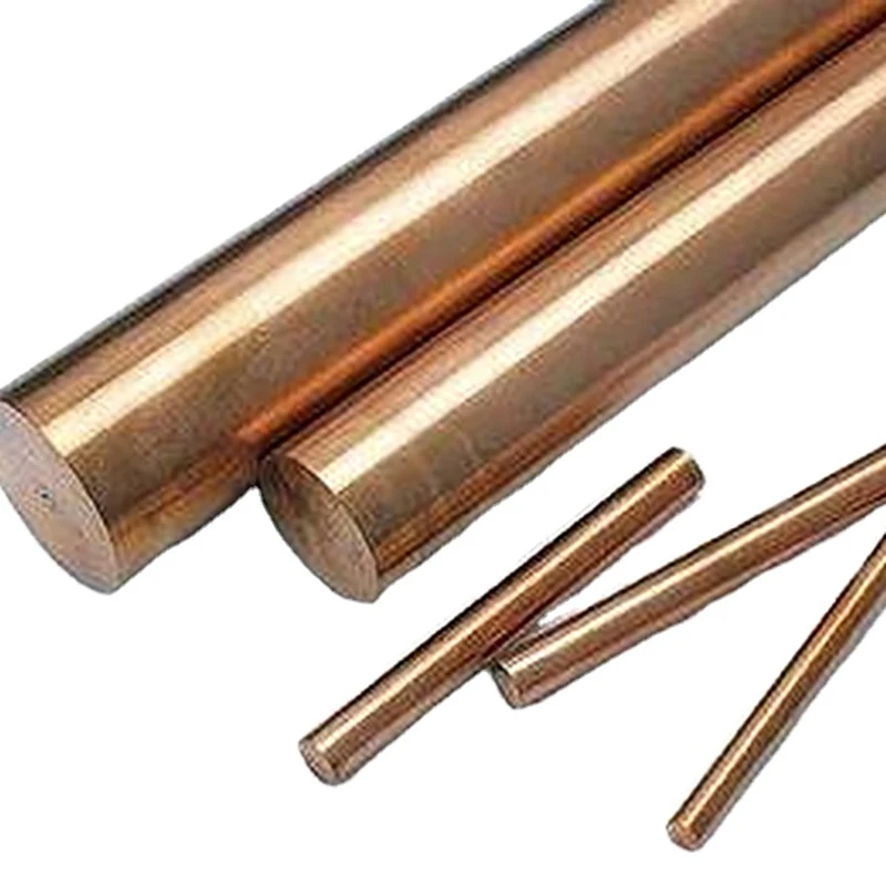 ASTM AISI JIS C12200 C11000 C10200  99.9% pure copper 10mm 50mm round Copper Bar copper rod bar