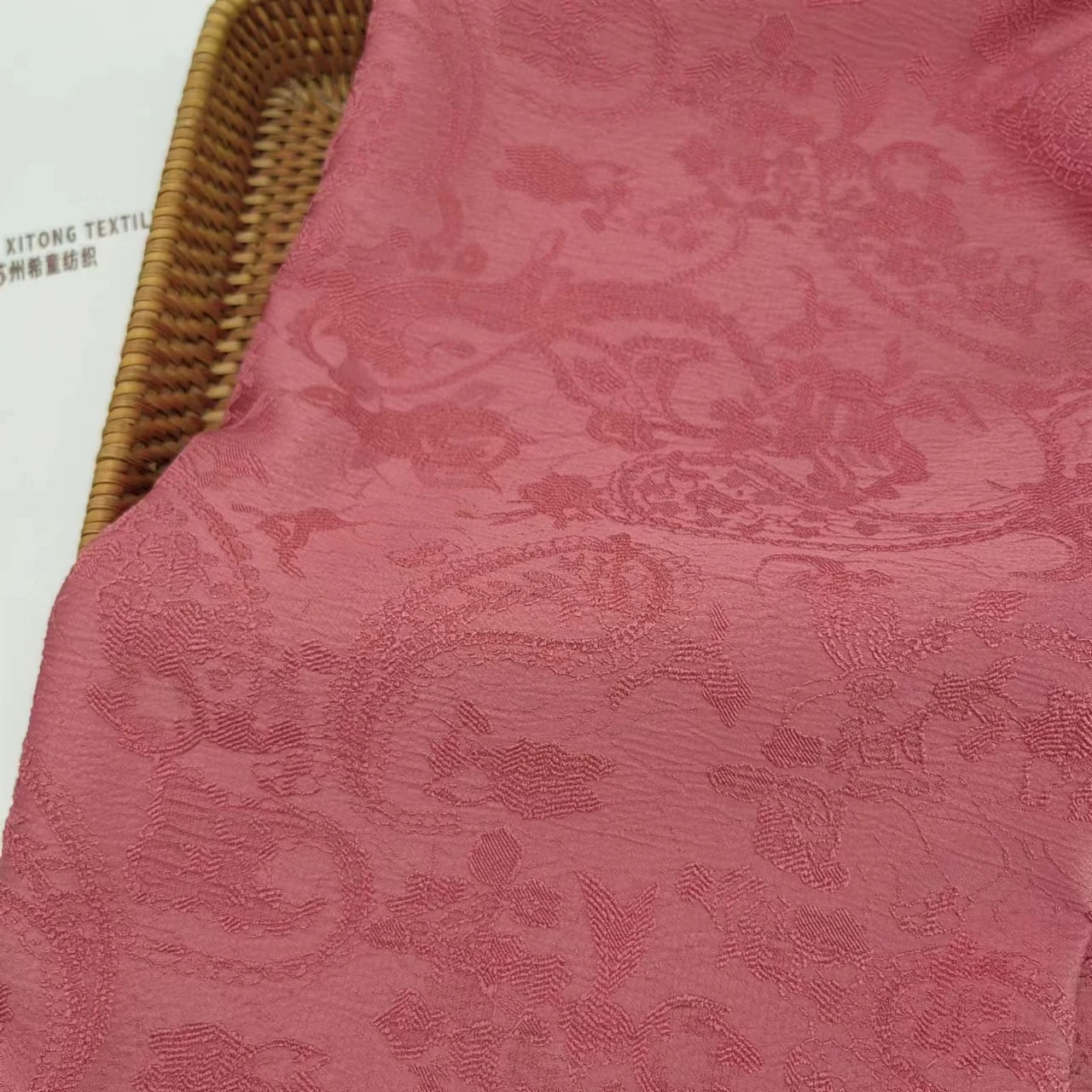 Новый китайский кешью имитация вискозы жаккард атласный Cheongsam Han Fu новый дай платье ткань