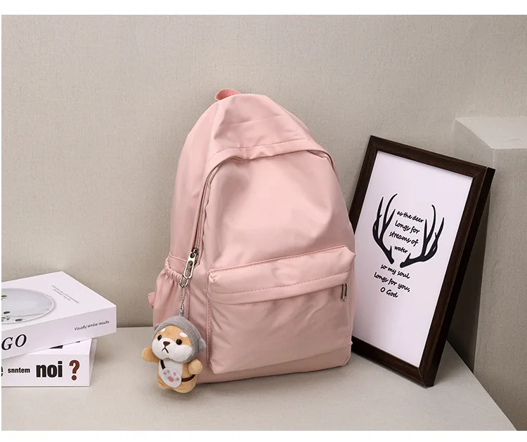 Hot sale New Nylon backpack Teenager Book Bag for girls Different School Bags fashion  Backpack