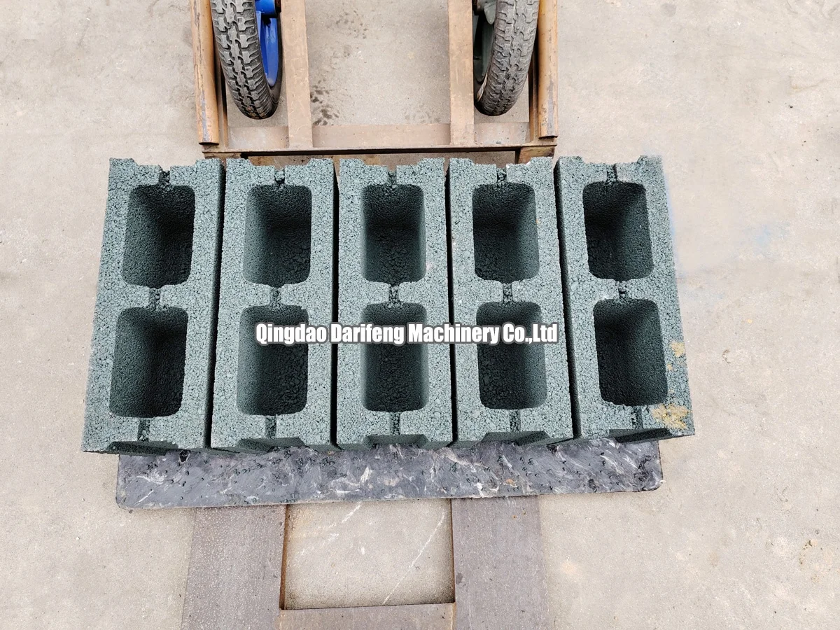 low cost Simple and Easy to Operate for Production solid hollow manual road block making machine 4-35a brick making machine