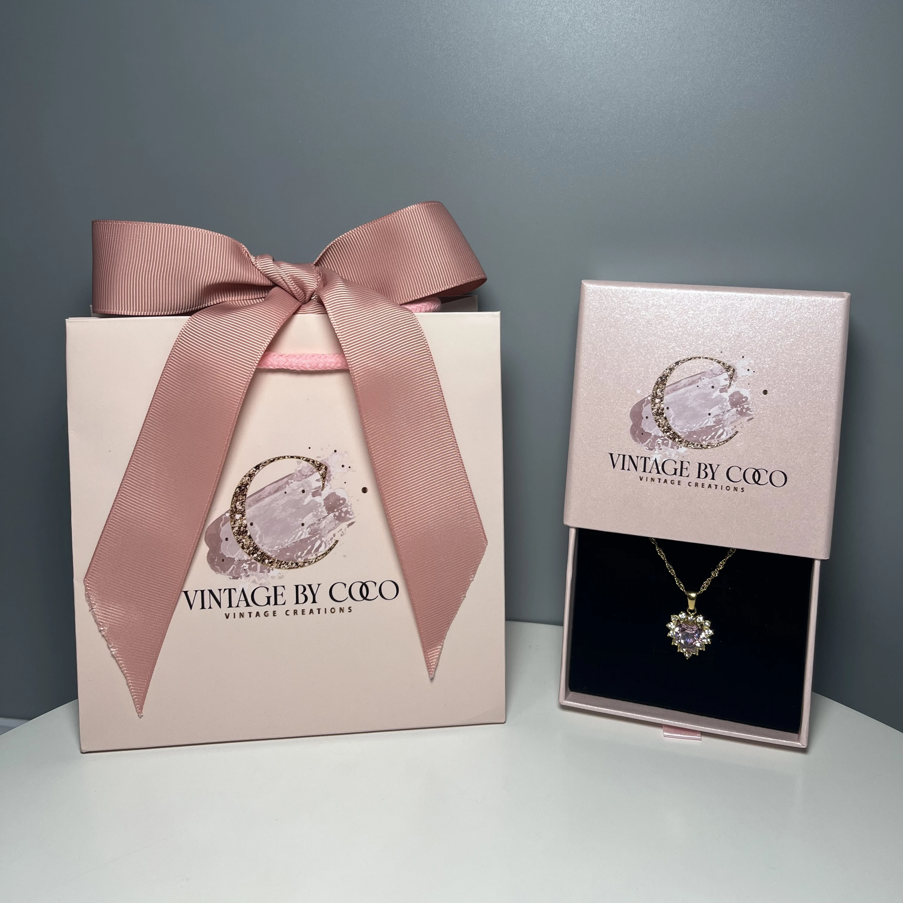 Customized Jewelry Box Jewelry Set Storage Necklace Earrings Jewelry Packaging Paper Bag Ring Box Sliding Drawer Box