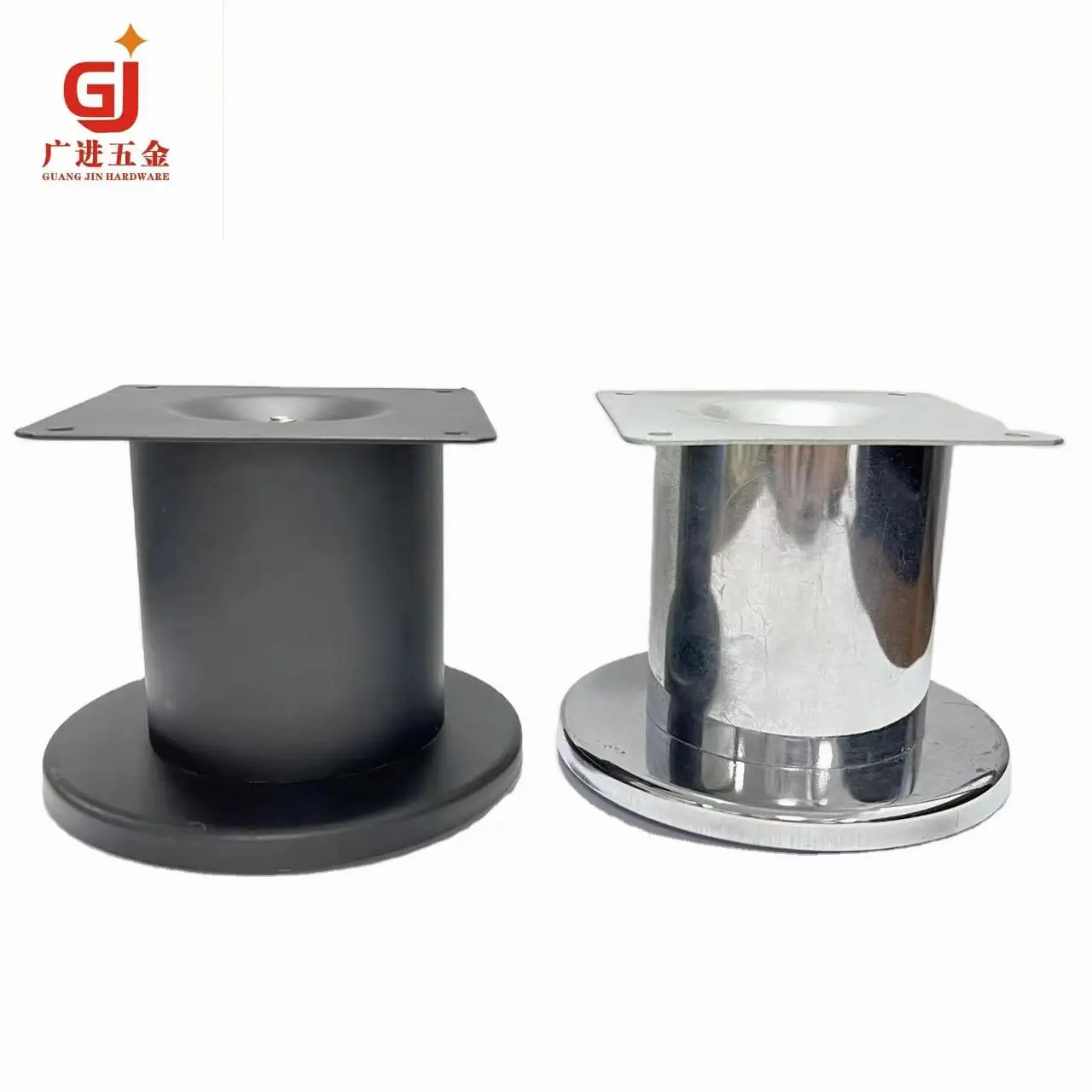 GJ-021 Big round tube hot sale modern style ready to ship metal funiture patas de sofa and patas para camas