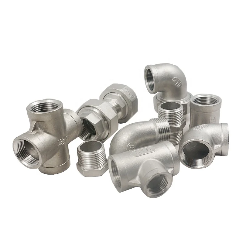 Dn50 нержавеющая сталь 304 Npt Трубопроводные фитинги сантехническая розетка для водопровода