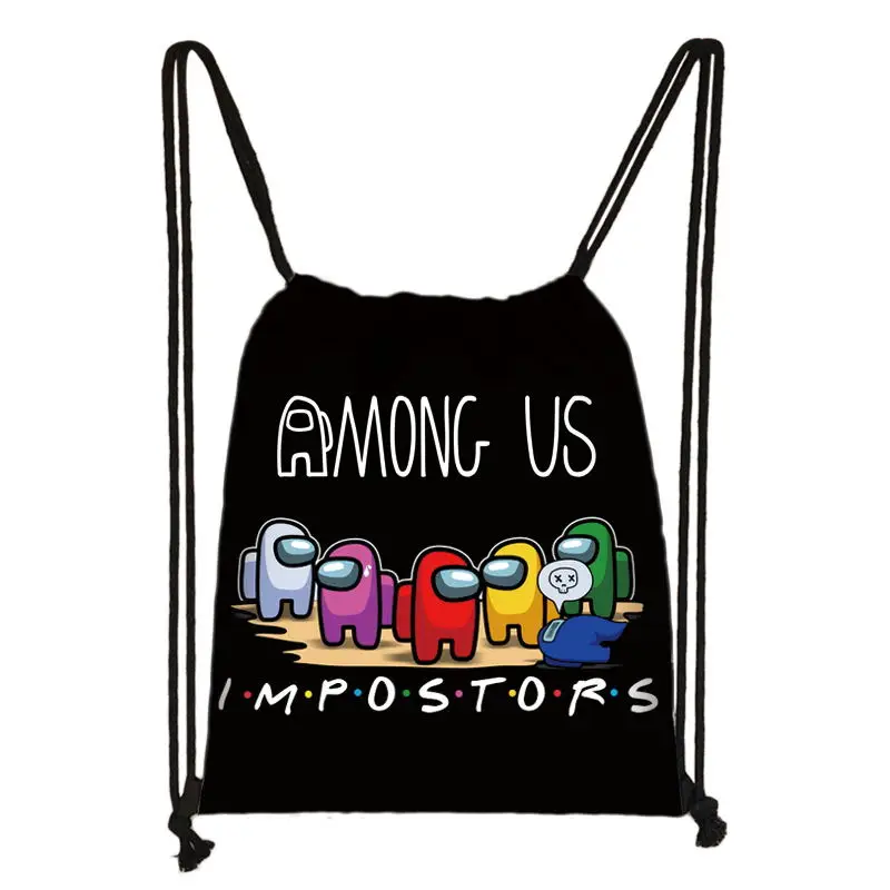 Custom Black Cotton  Canvas Drawstring Bag With Printed Logo Durable Shoes Packaging Dust Pouch