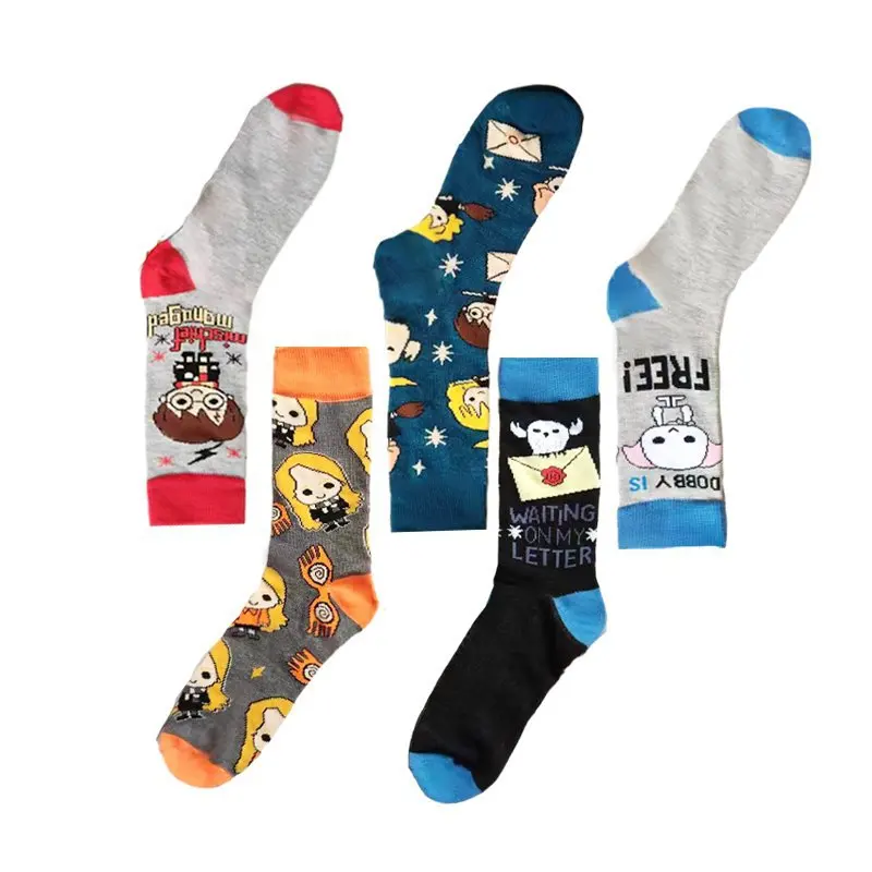 HY-2580  New 2024 Socks Anime Movie Socks Men Cotton Crew Socks man