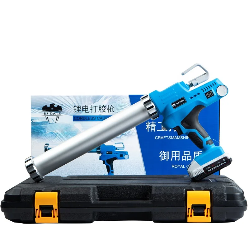 Durable Lithium Battery Powerful and Time-saving Automatic Glue Back  21V 1500mAh Electric Cordless Adhesive Caulking Guns