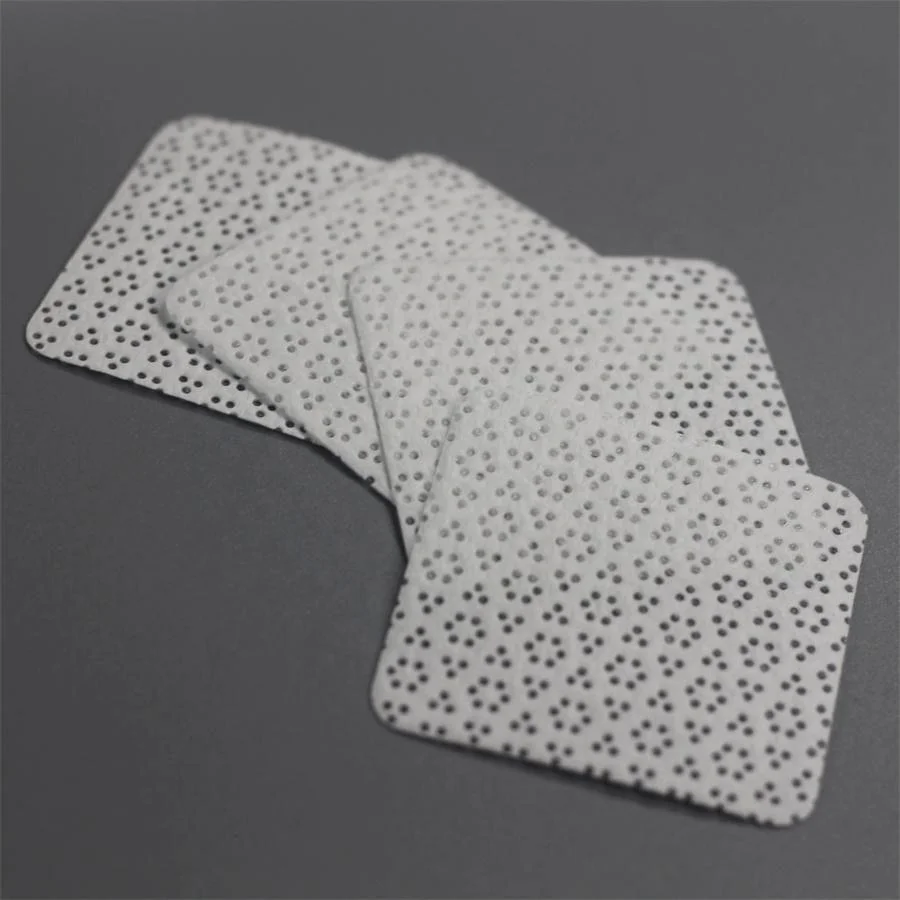 5cm X Embossing Round Corner Meltblown PP Disposable Wiping Wipers Nail Wipes Off Pads