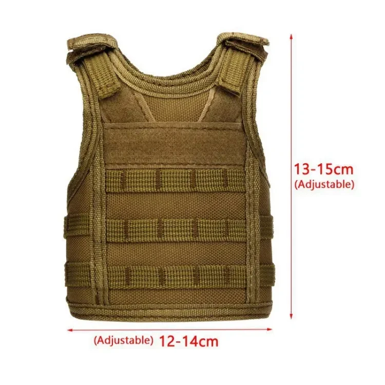 Camping Mini Beverage Cooler Adjustable Detachable Tactical Vest Beer Vest