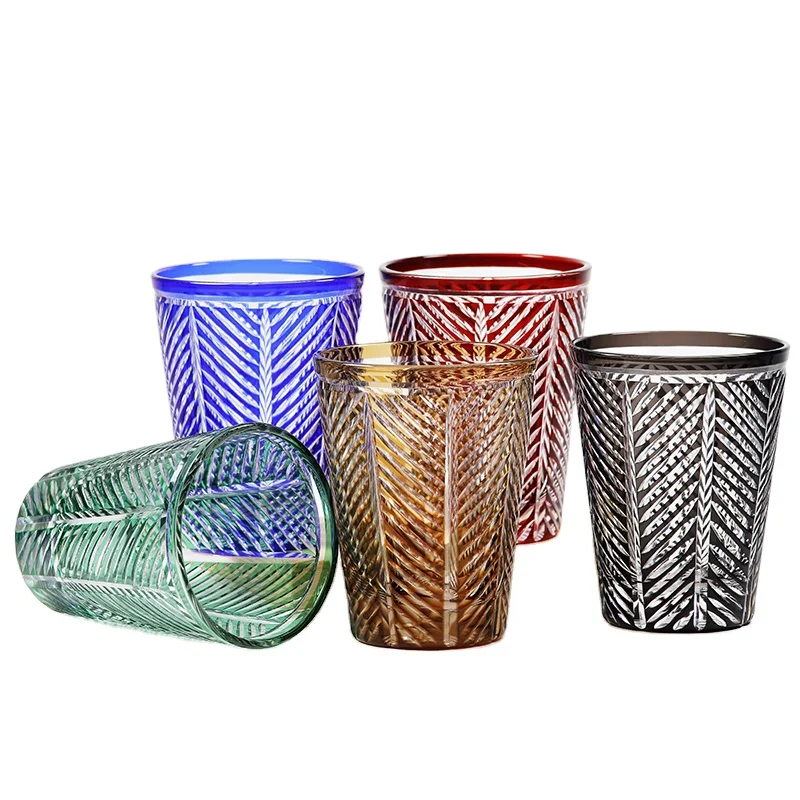 Новый продукт роскошные очки ручной работы 10 унций многоцветные для виски большой емкости чашки напитков