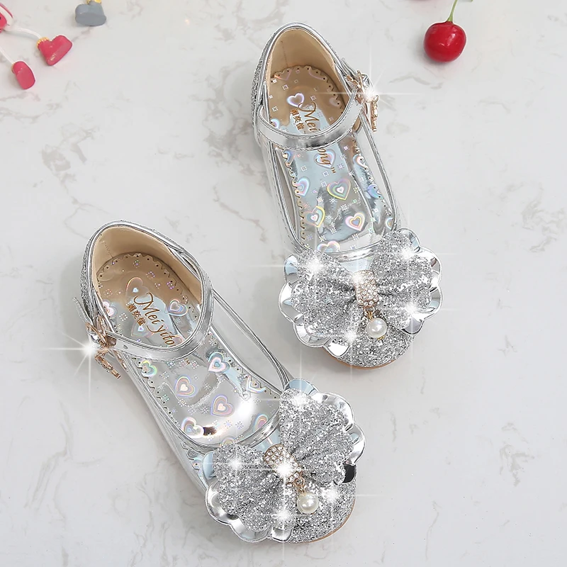 Moon pendant hollow crystal princess sandals