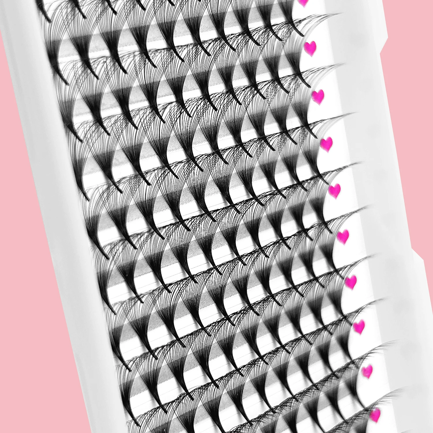 Abonnie 8-18Mm C D Curl Premade Fan Las Extensiones Korea Pbt Fiber 18D 20D Narrow Promade Fans Pre Made Lash Fans