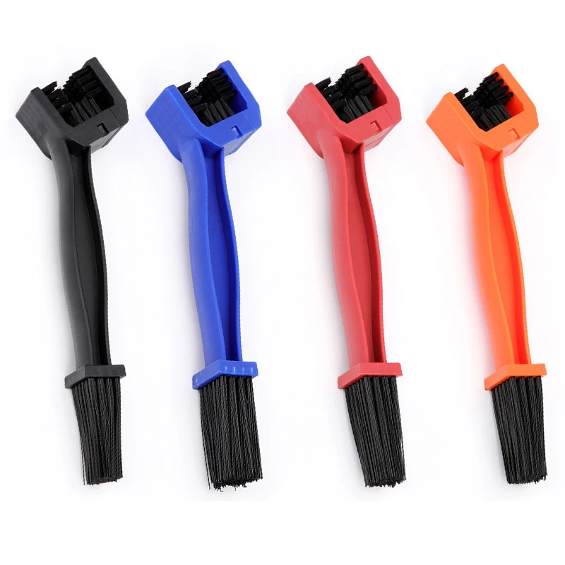 SLKE Wholesale three-sided bicycle motorcycle chain brush teeth plate cleaning chain large brush