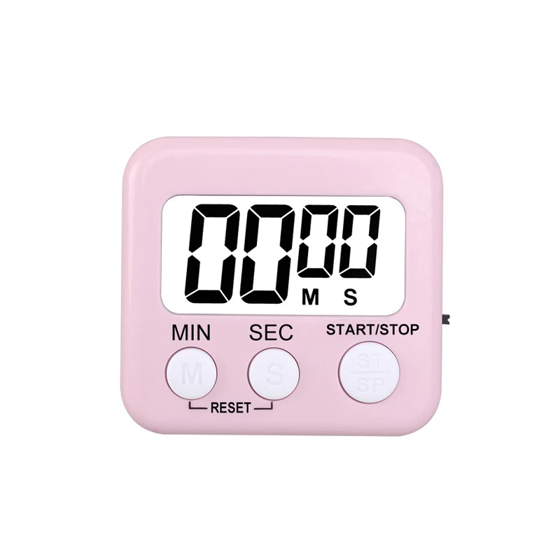 Kitchen Baking Electronic Timer Student Stopwatch Time Management Reminder Cute Plastic Electronic Timer