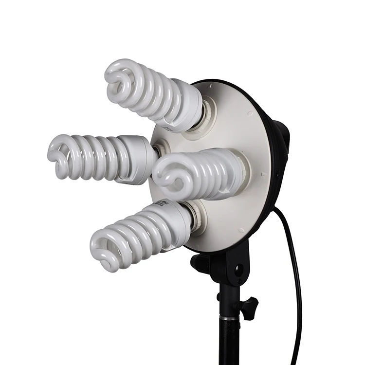 High Quality Professional Photography Studio Lighting Fluorescent Light with Octabox or Square Box