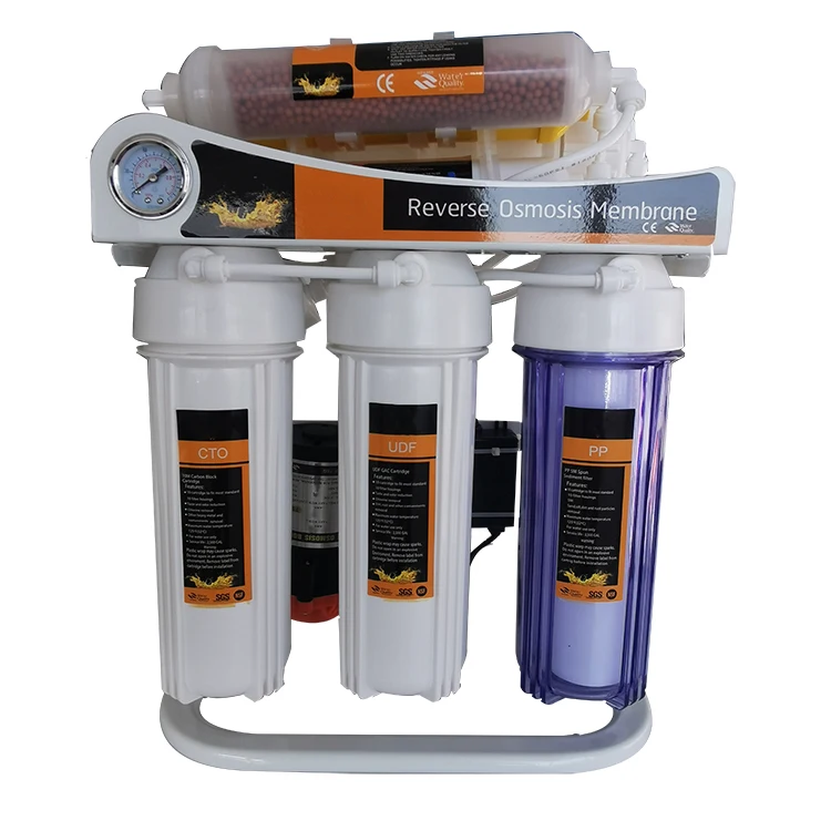 Quick installation 7 stages water purifiers reverse osmosis whole house water filter system pure water filter