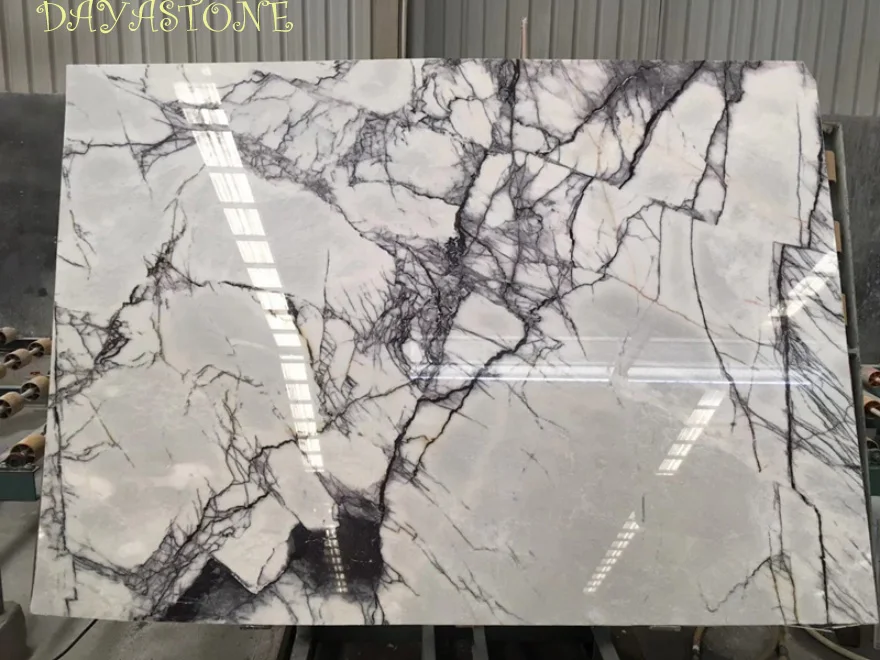 Stock Available China Supplier Milas Lilac Marble Slabs For Floor Wall Design