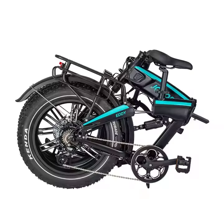 20-Inch EU Fat Tire Electric Mountain Bicycle Folding Design with Lithium Battery Power Wholesale from Snow
