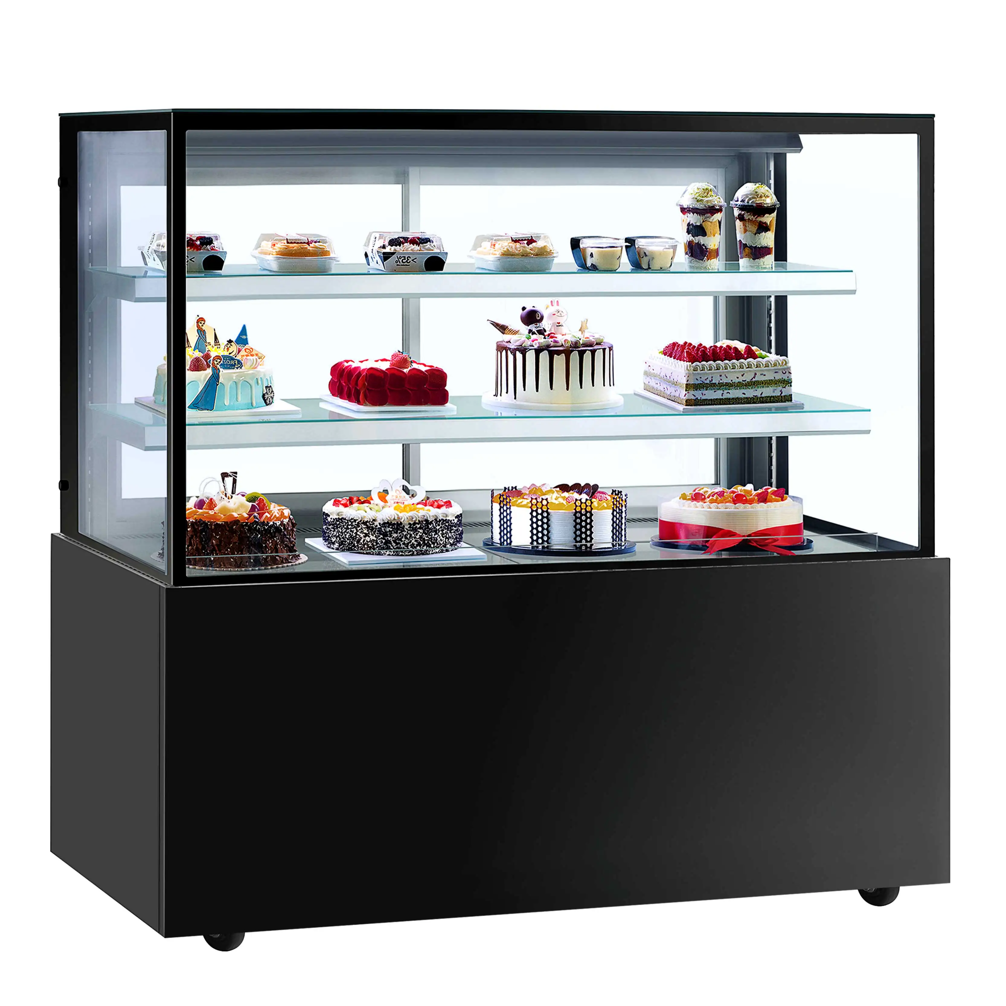Холодильная витрина для тортов, холодильник для кондитерских тортов, холодильная витрина для хлебобулочных изделий