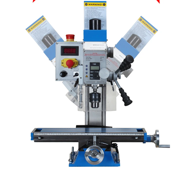 Household WMD16V 16mm Small metal drilling and milling machine for hobby