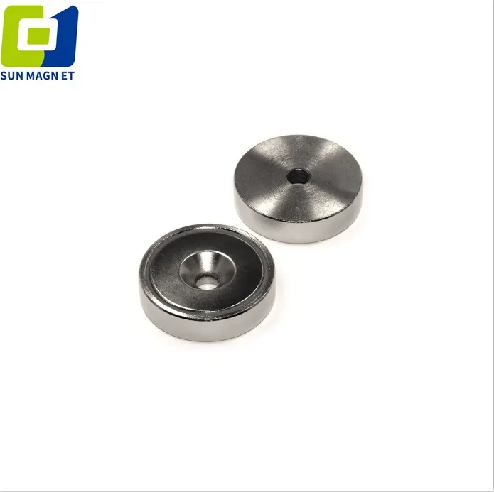 Drum Magnetic Separator Magnet Disk N52 Magnet Neodymium Countersink