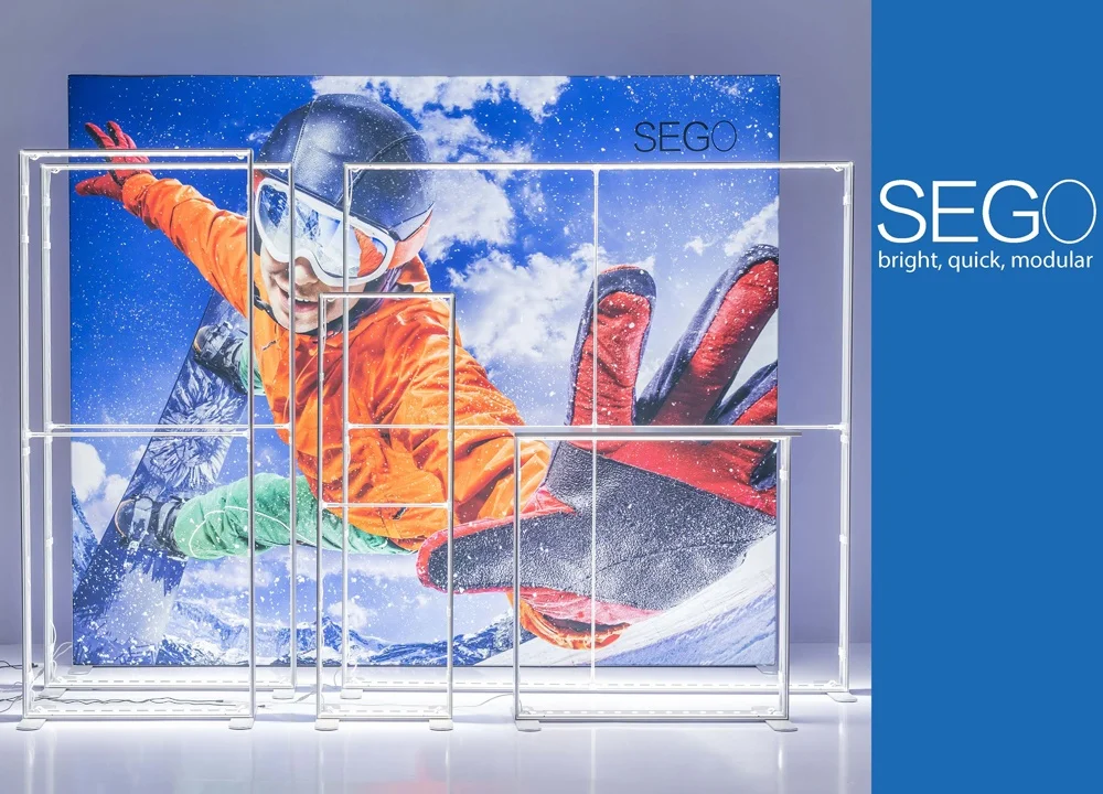 SEGO Lightbox 100*200cm, led light box,fabric light box