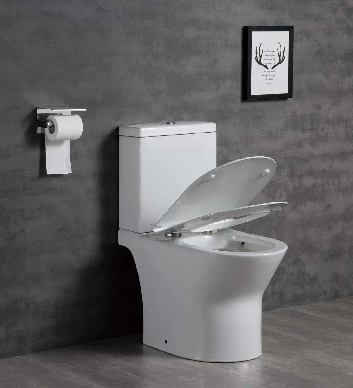 Rimless sanitary ware ceramic toilet floor mounted bowl toilet ceramic bidet two piece wc toilet with close coupled suite1