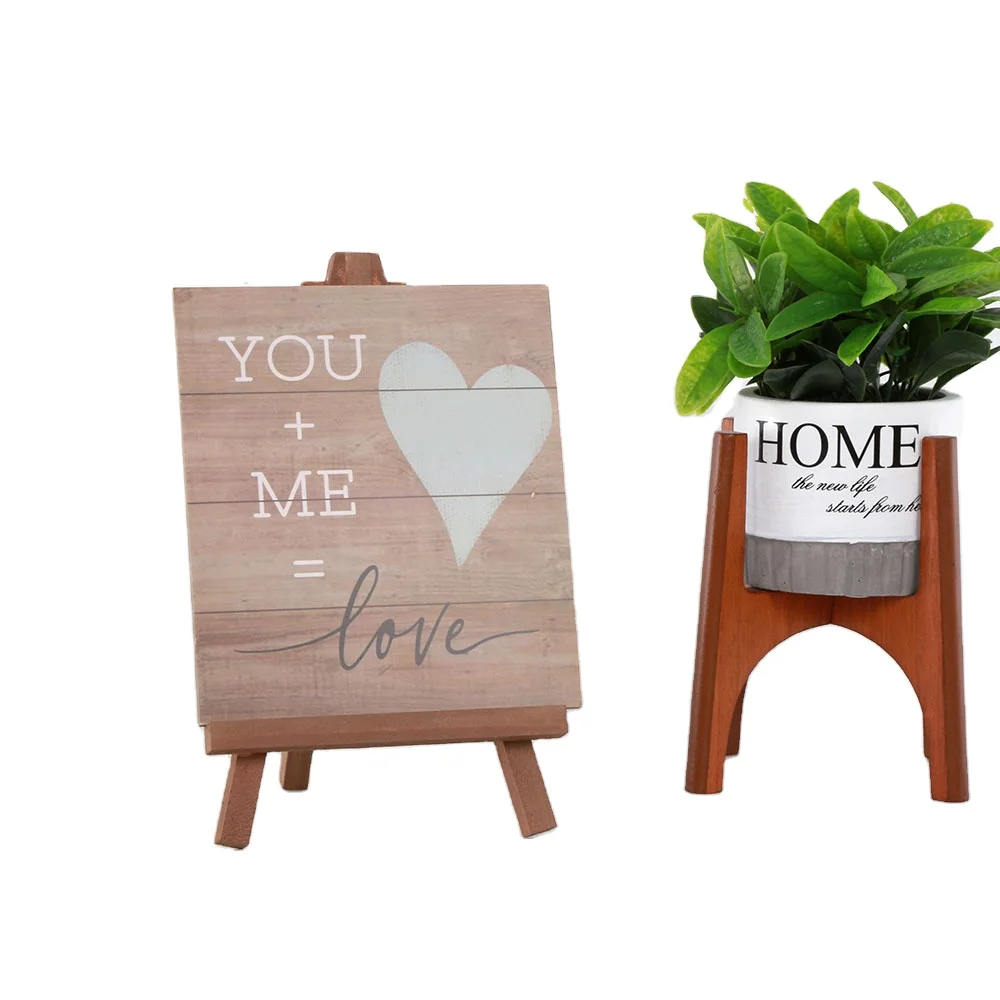 Canvas Panels Mini Art Easels Wooden Easel Table Decoration for Children and Painting Craft Small Acrylics Oil DIY Easel Set 8 M