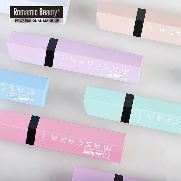 Romantic Beauty 3D Volume Mascara Makeup Fiber Lash Mascara Waterproof Mascara Extension Thick Long Curling Eyelash