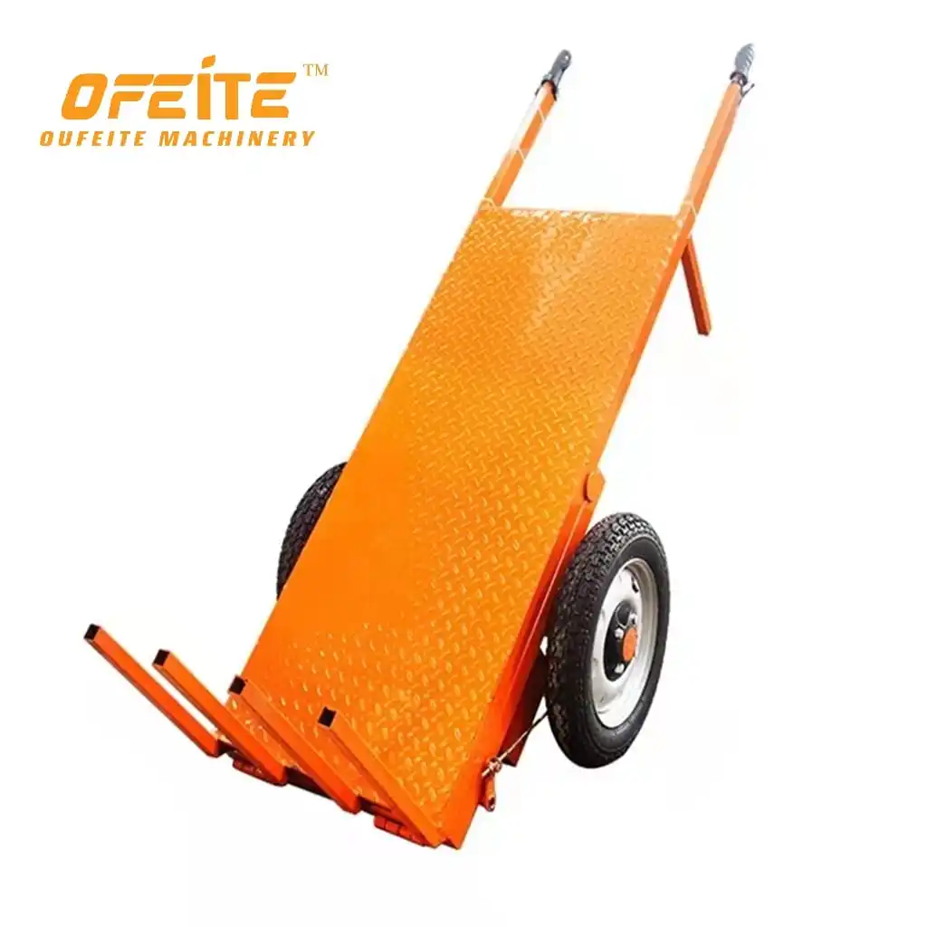 Best Price Heavy Duty Carrying Trolley Cart Flatbed Trolley For Transportation Construction Site Electric Platform Hand Truck