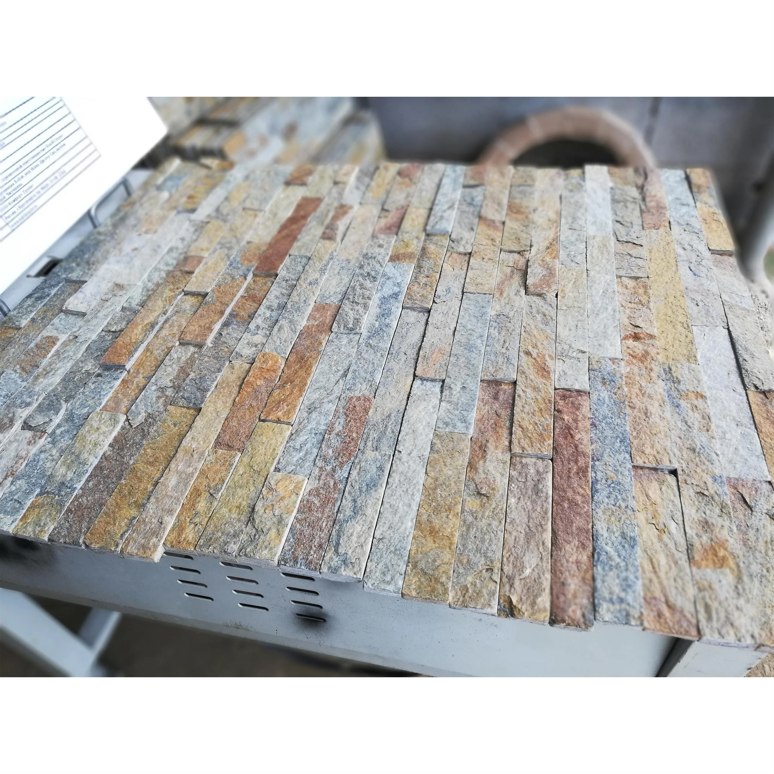 Chinese Natural Popular rusty Slate tiles yellow slate tiles