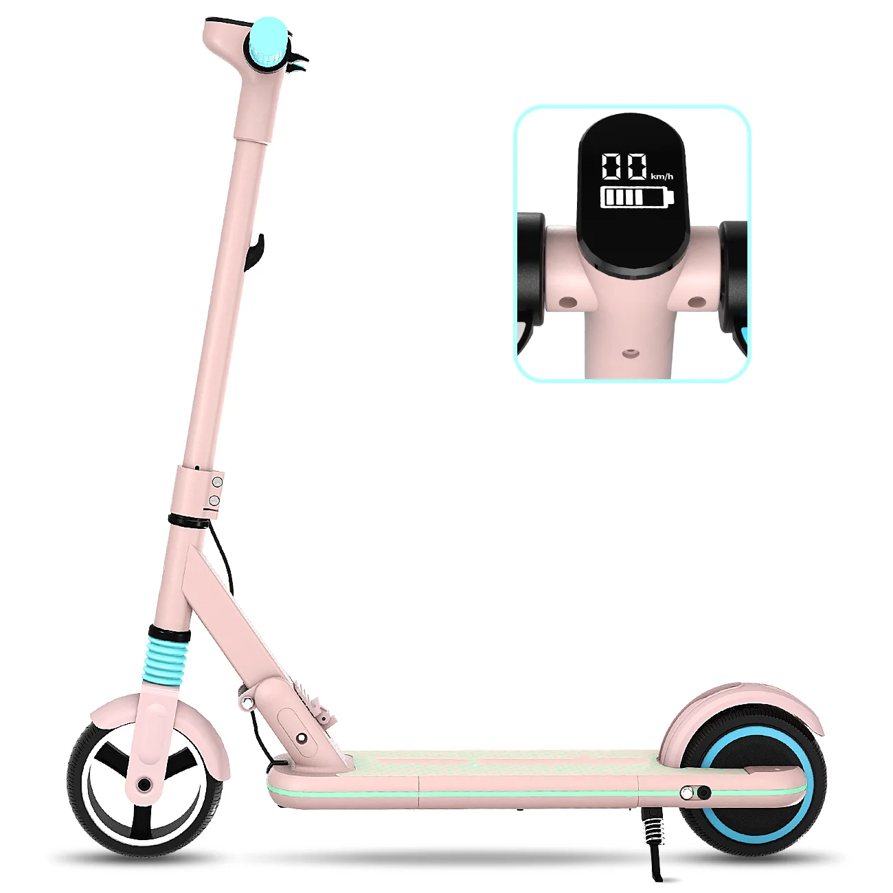 US//UK/DE Warehouse HAP-S3 3 days Fast Delivery  14KM/H Children Folding Electric Scooter 130w motor Children E scooter