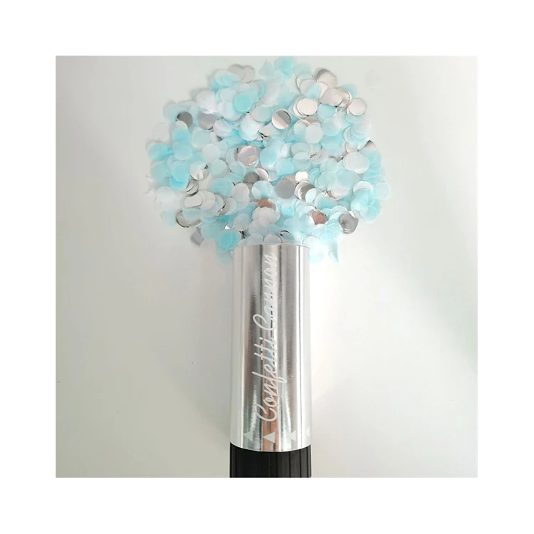 Biodegradable confetti powder cannon gender reveal party supplies