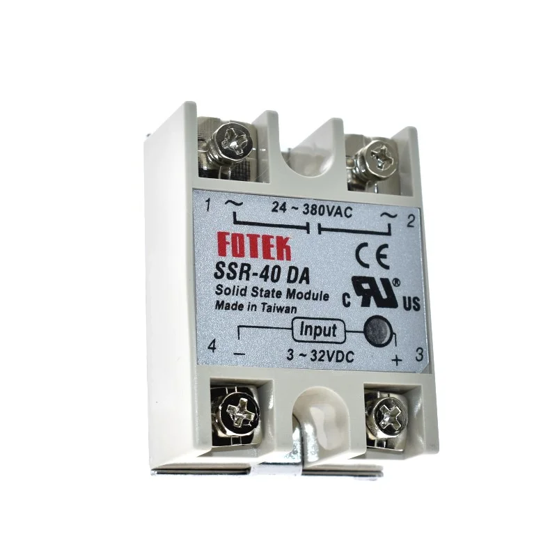 SSR-25DA SSR-40DA SSR-40AA SSR-40DD Ssr 10A 25A 40A 60A 80A 100A Dd Da Aa Solid State Relais Module Voor Pid temperatuurregeling