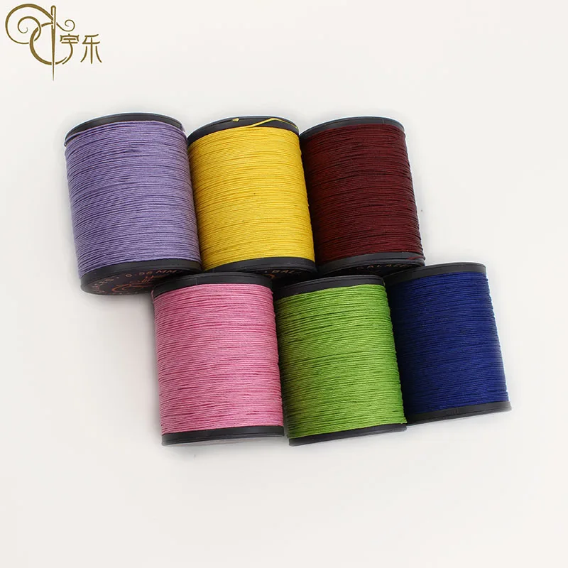 0.55mm Natural 100% Linen Wax Thread Galaces Brand Hand-stitched Leather Wax Thread