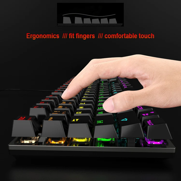Good quality new product multifunctional mechanical keyboard gaming RGB Gaming keyboard