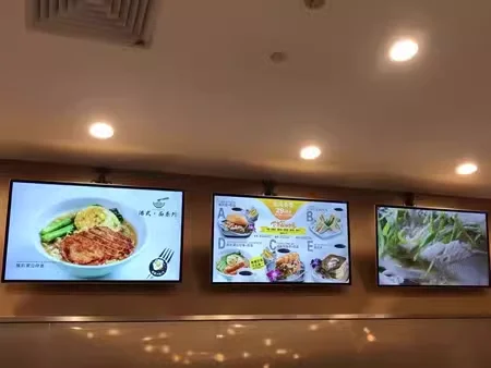 Restaurant coffee shop fast food restaurant menu ordering 18.5-inch M40 1 8G wall-mounted advertising display screen