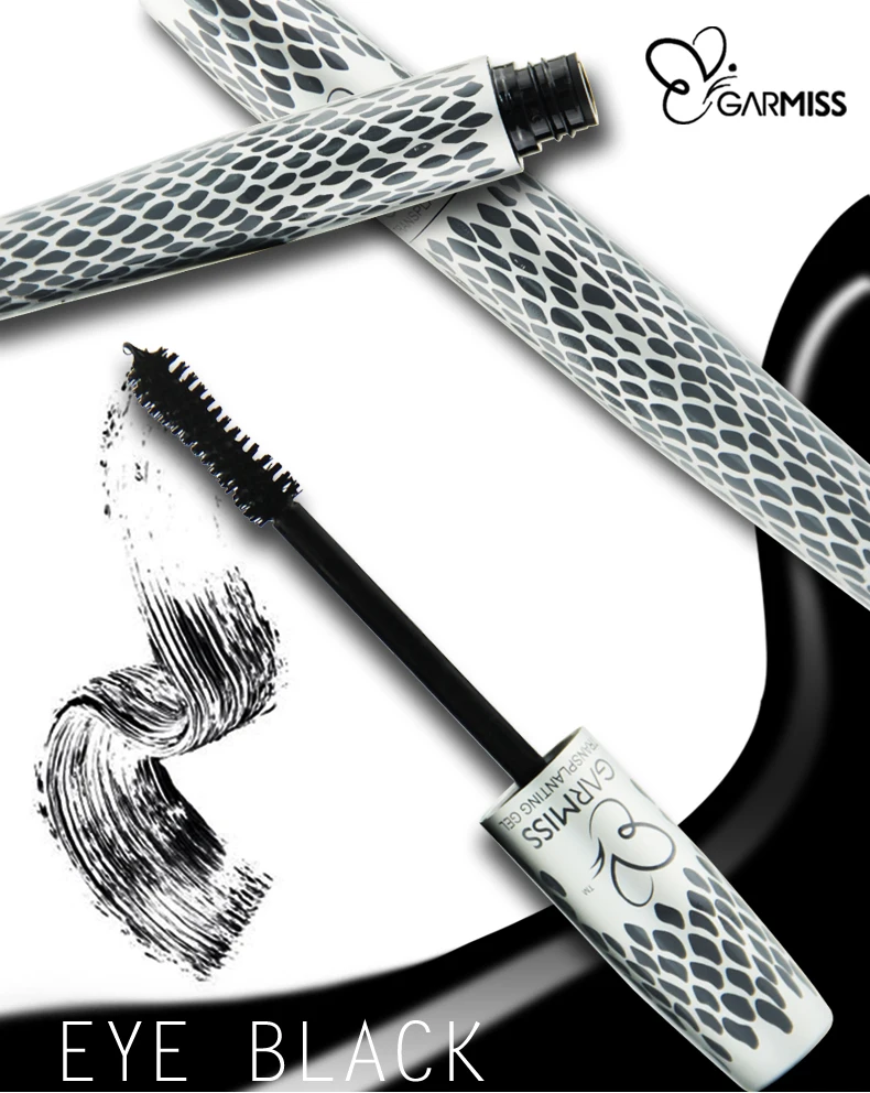 
Private Label Eyebrow Eyelash Mascara Gel 3D Fiber Lash Extension Waterproof Mascara for Facial Eye Makeup 