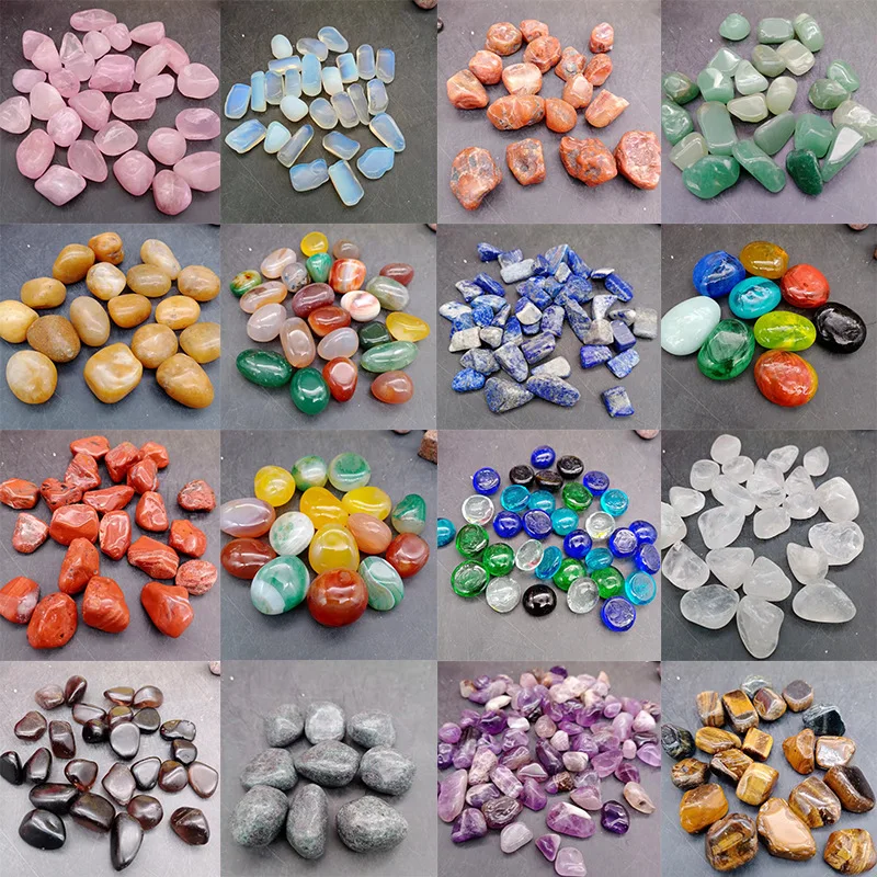 Bulk Natural amethyst stone gravels rose quartz tumbled stone raw crystal rocks stone