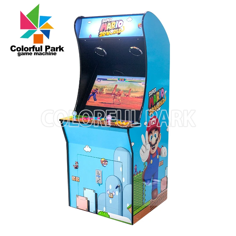  2500 game coin type Stand Up Pacman Arcade Multi Game Classic Upright Cabinet