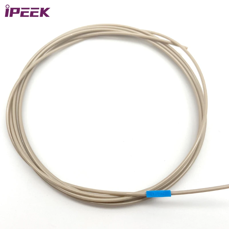 iPEEK Custom Natural Colorful HPLC Peek Plastic Endoscope Medical Grade Angio Catheter Capillary Tubes PEEK Tubing