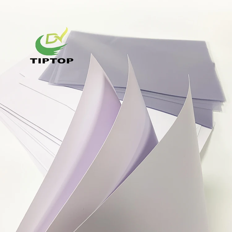 Tiptop A3 листы для изготовления листов из ПВХ 0 3 мм толщина пустая белая карта струйной печати ID IC карты