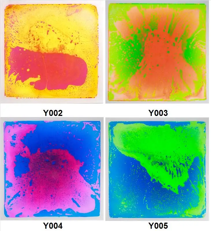 Factory Price 3d Interactive Color Liquid Indoor Floor Covering Magic Art Printed Peel and Stick Vinyl Floor Tile