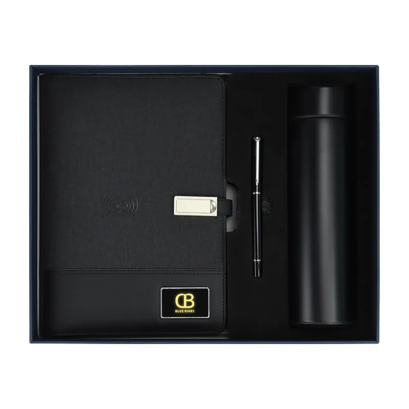 Wireless Charger Power Bank Notebook Powerbank Diary Planner Notebook With Power Bank And Usb